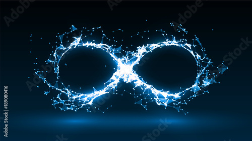 vector illustration of infinity symbol
