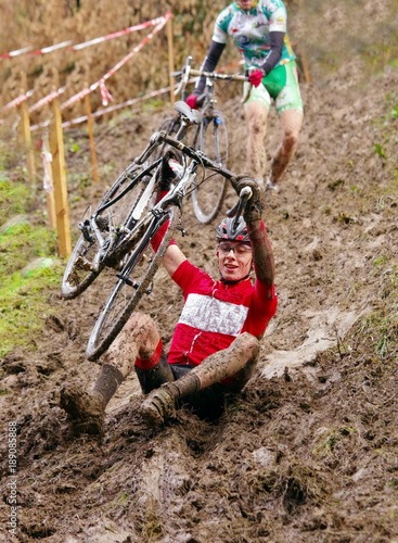Quadro su tela cyclo cross