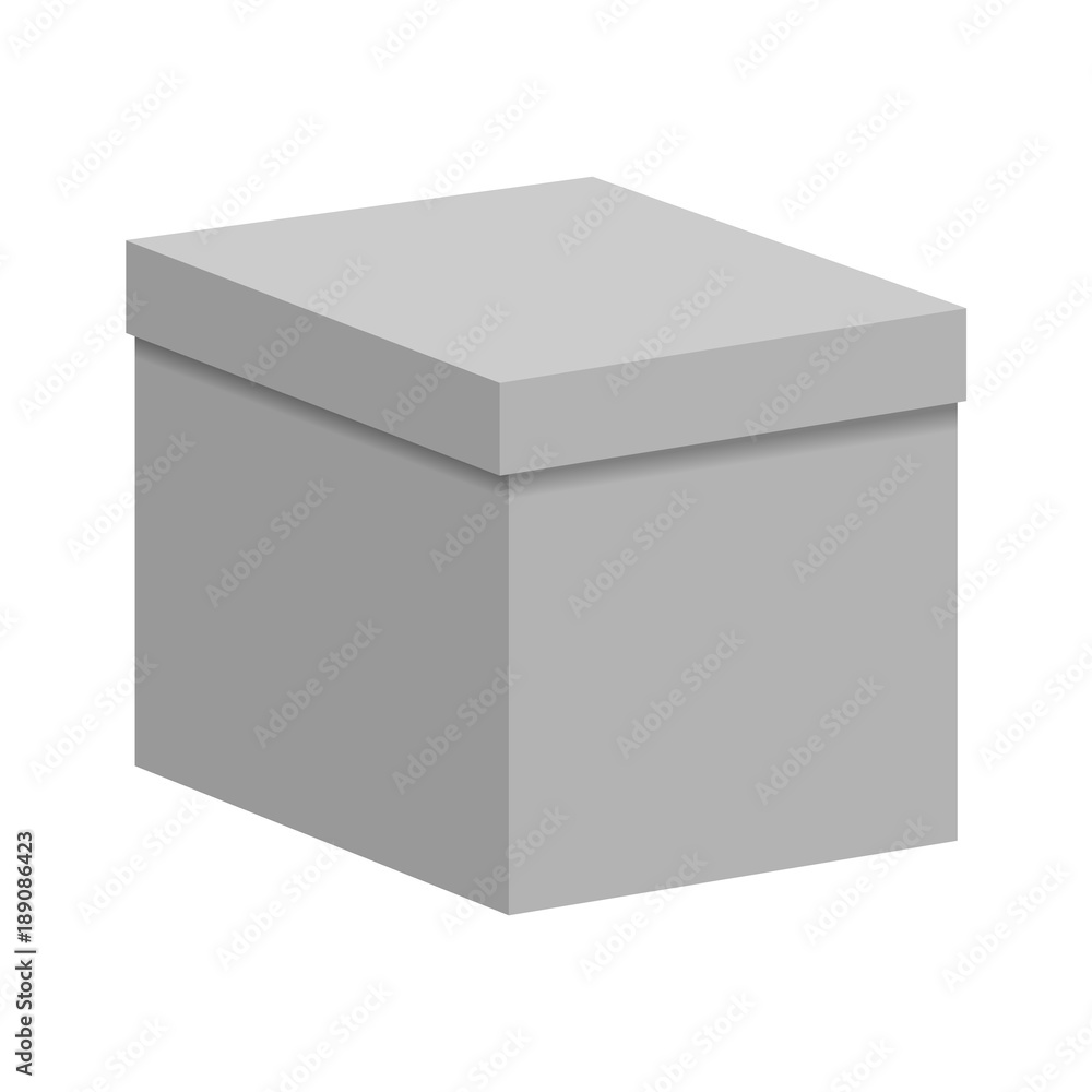 Blank paper or cardboard box Blank paper or cardboard box