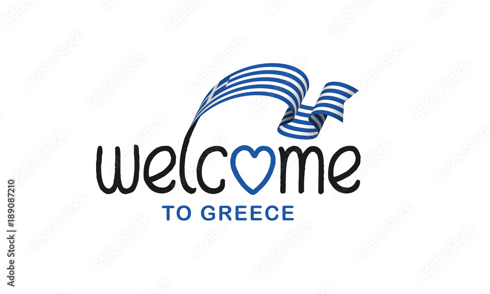 Greece flag background