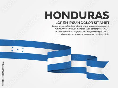 Fotografie Honduras flag background