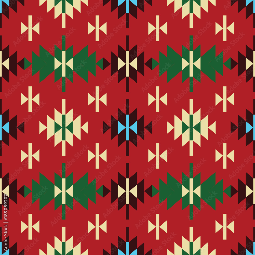 Fototapeta premium vintage geometrical wallpaper or cloth pattern 