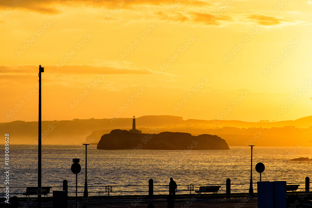 lever de soleil à Santander