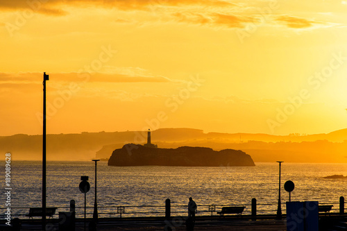 lever de soleil    Santander