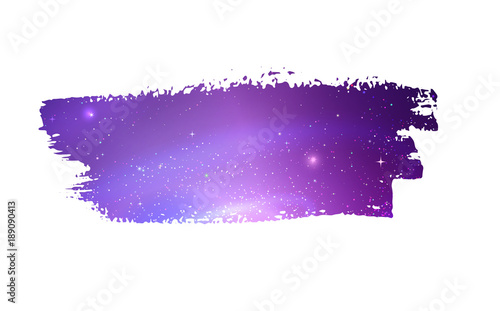 Grunge banner with violet space