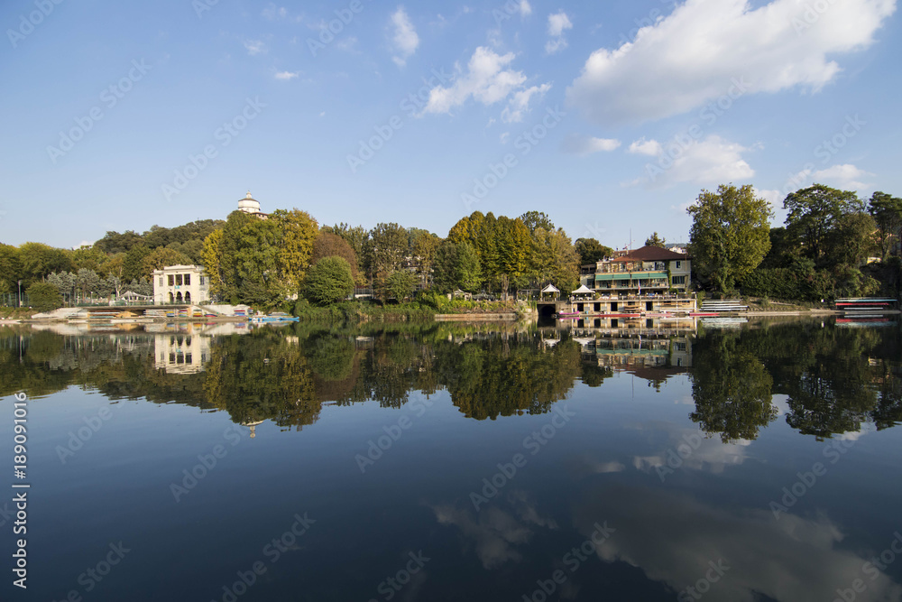 Panorama sul Fiume Po