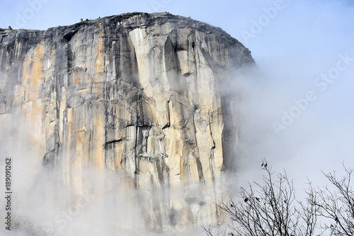 El Capitan in Mist