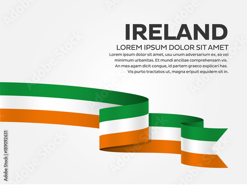 Ireland flag background