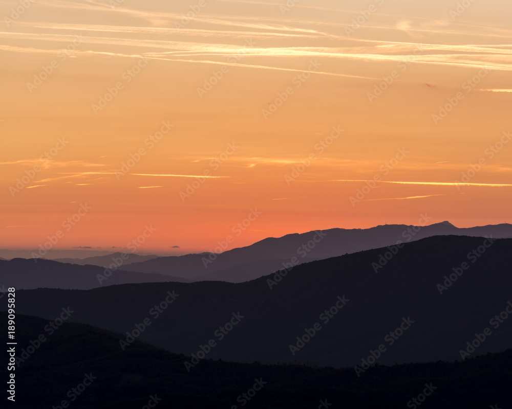 Layers of mountains Layers of mountains
