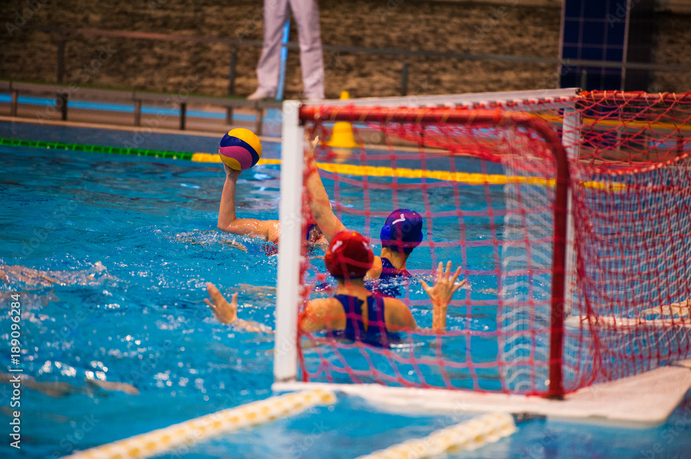 Naklejka premium Women's tournament of water polo