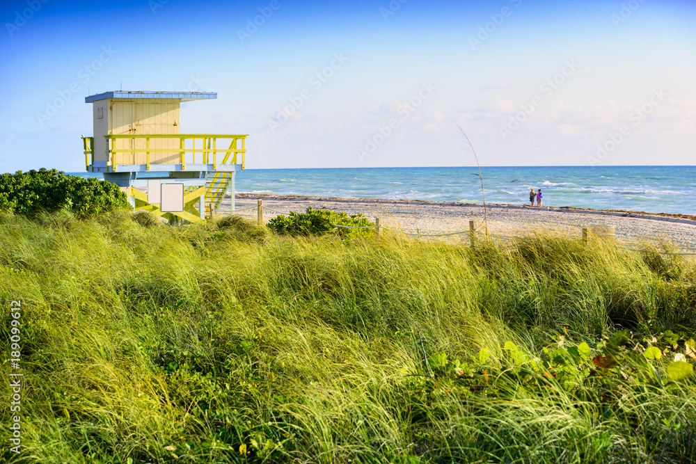 Miami Beach, located in Miami, Florida, USA. Miami Beach, located in Miami, Florida, USA.