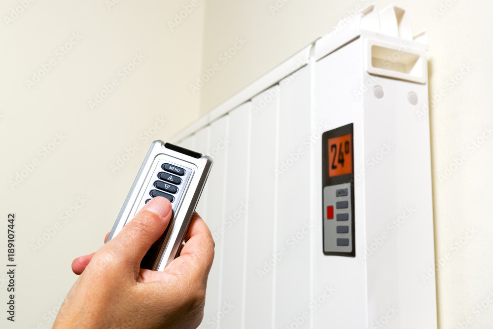 electrician installing radiator at home electrician installing radiator at home