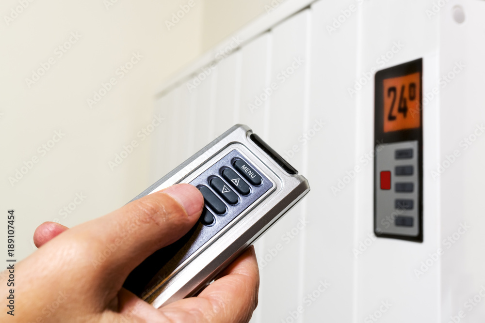 electrician installing radiator at home electrician installing radiator at home