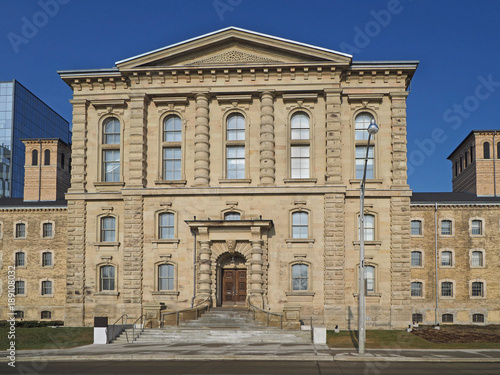 Canvas Print Toronto, restored Victorian building, former Don Jail