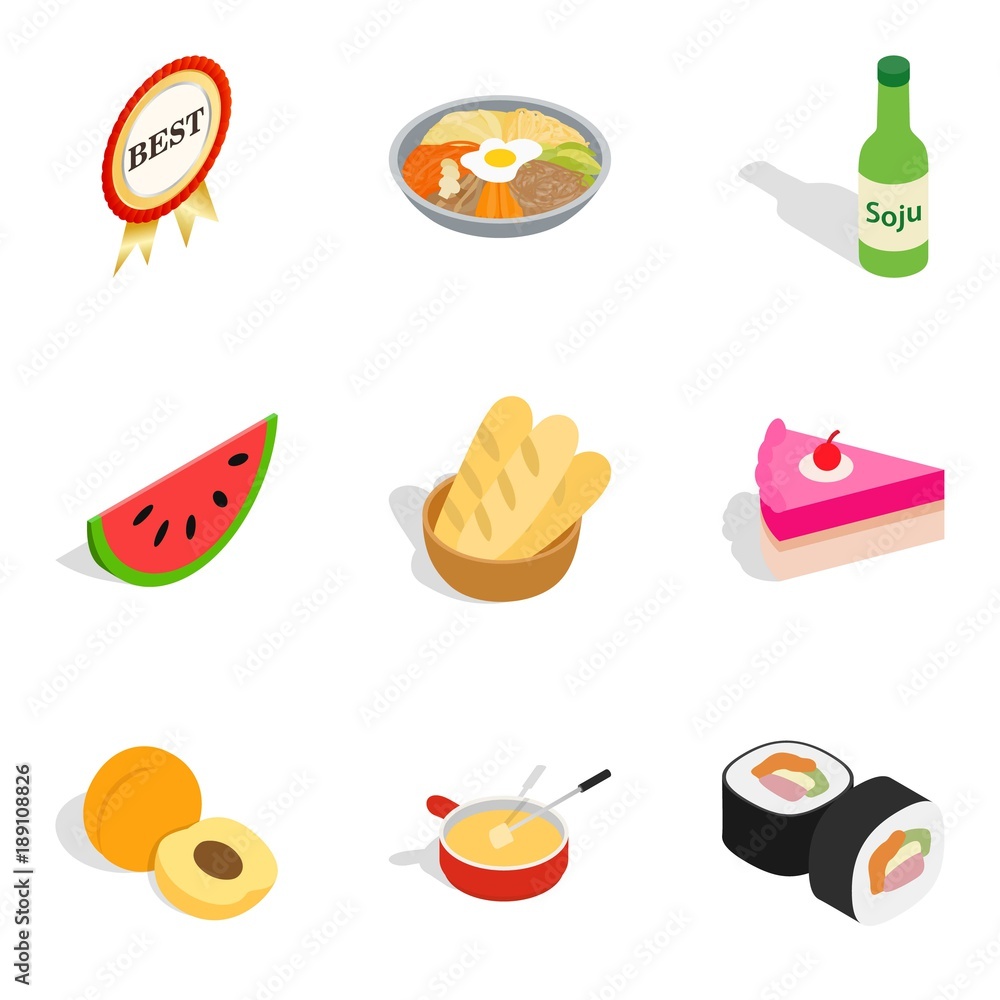 Great quality icons set, isometric style Great quality icons set, isometric style
