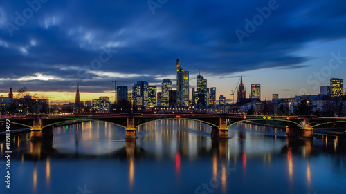 Fototapeta Naklejka Na Ścianę i Meble -  Frankfurt Skyline