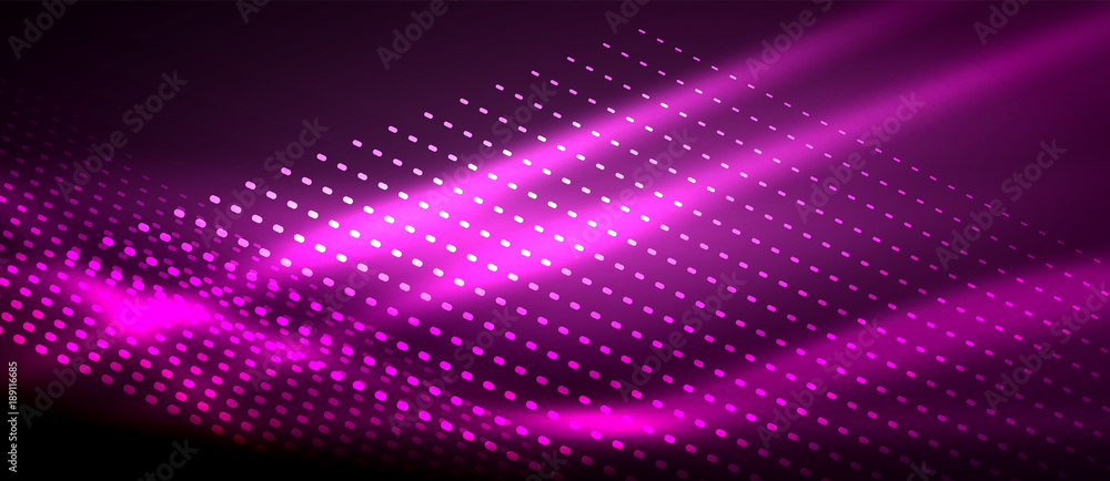 Neon purple smooth wave digital abstract background Neon purple smooth wave digital abstract background