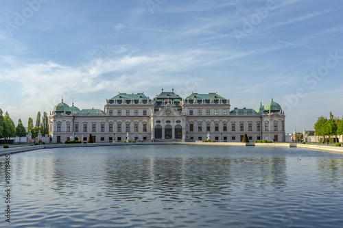 Belvedere Palace in summer, Vienna, Austria © travelview
