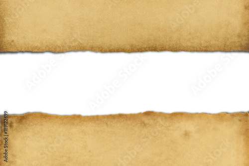 Torn Paper with space for text with white background