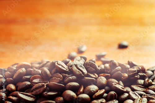 Wallpaper Mural coffee roasted on plank. Torontodigital.ca