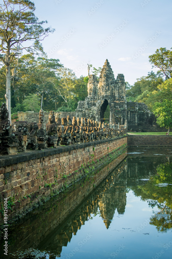 Fototapeta premium north gate of Ankor Thom