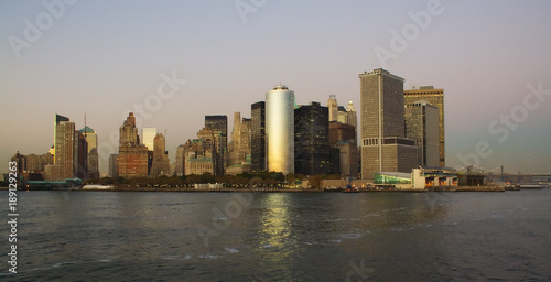 Southmost point of Manhattan  from the river
