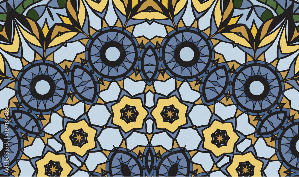 Antique geometric background