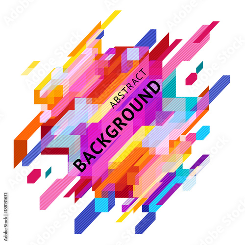 Diagonal abstract background element