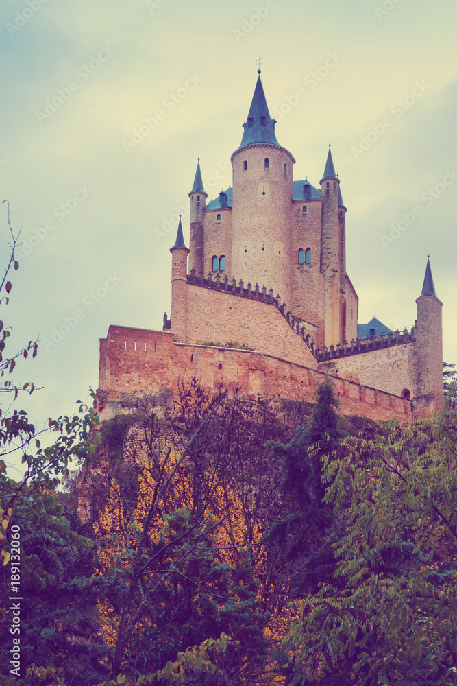 Castle of Segovia.  Spain