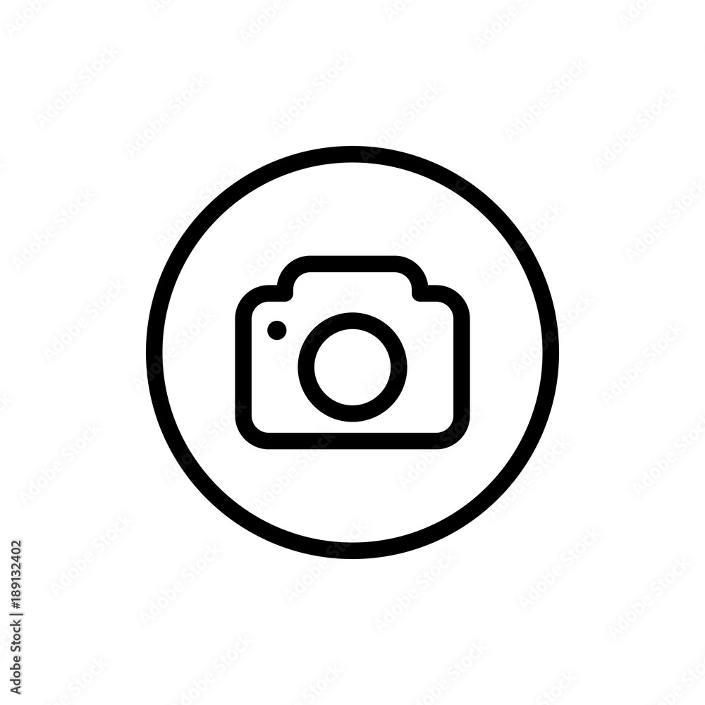 Camera flat icon Camera flat icon