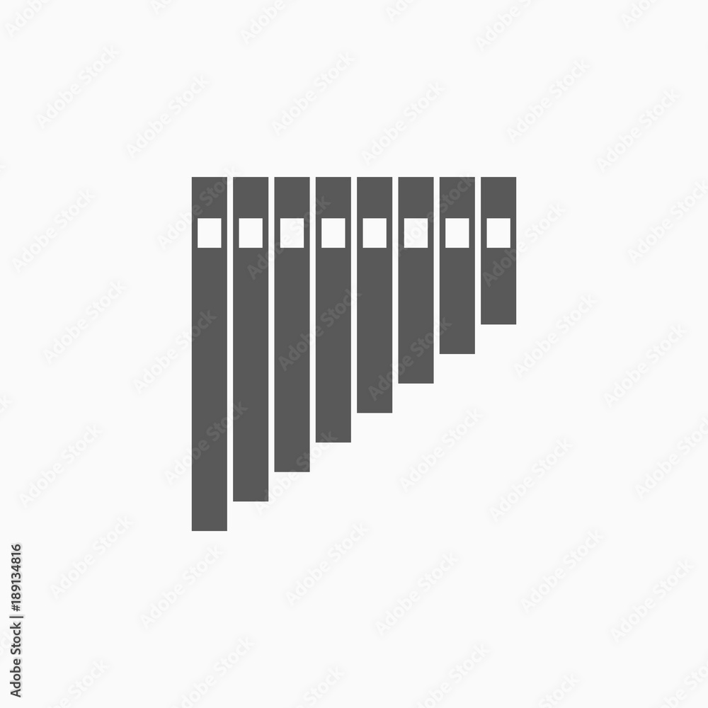pan flute icon pan flute icon