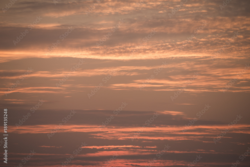 Golden light in the sky.  Abstract background.