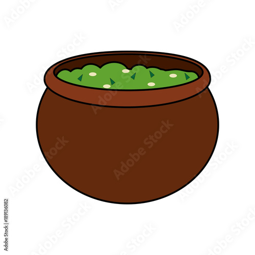 Isolated nachos design