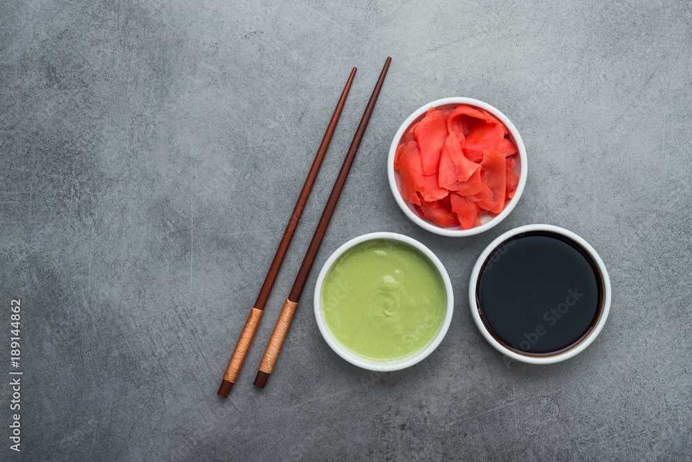 Ingredients for making sushi at home Ingredients for making sushi at home