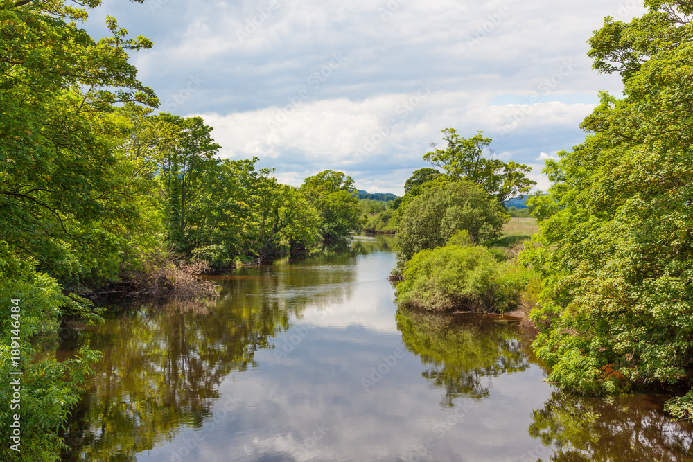 River Swale Flowing Through Yorkshire River Swale Flowing Through Yorkshire