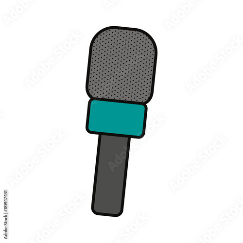 Journalist microphone icon