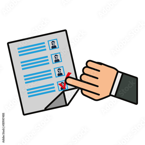 ballot paper icon