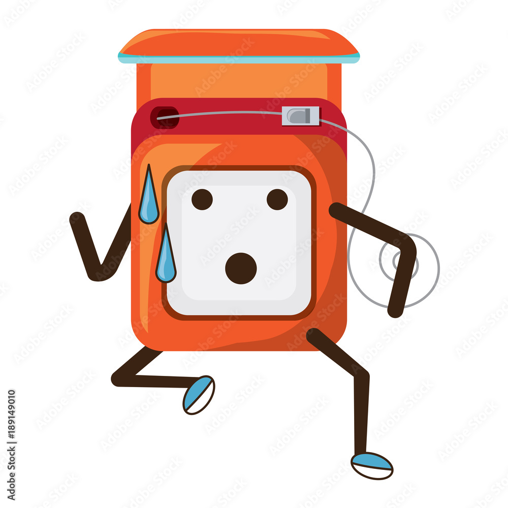 kawaii dental floss icon kawaii dental floss icon