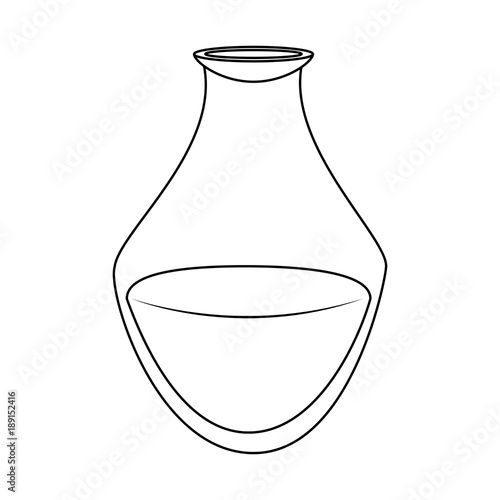 Spa oil massage bottle icon vector illustration graphic design