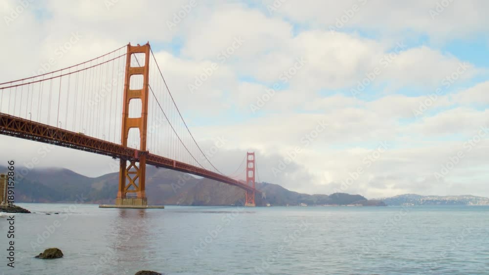 The Golden Gate Bridge in San Francisco California. The Golden Gate Bridge in San Francisco California.