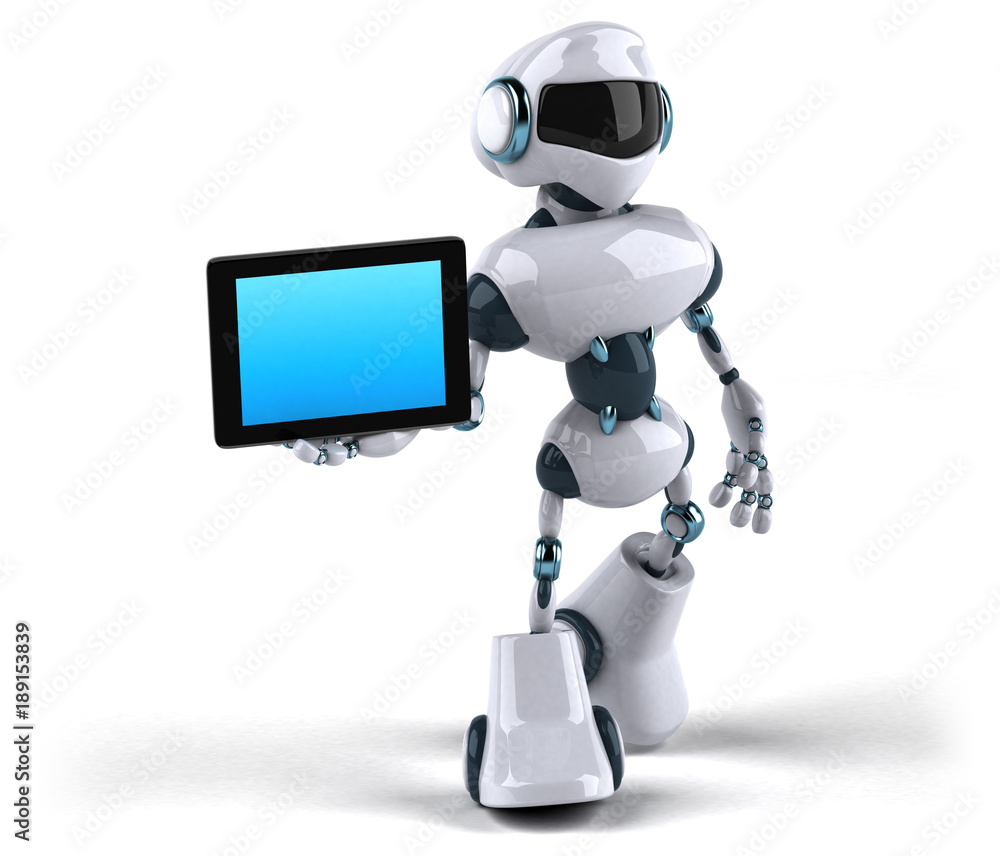 Naklejka premium Robot