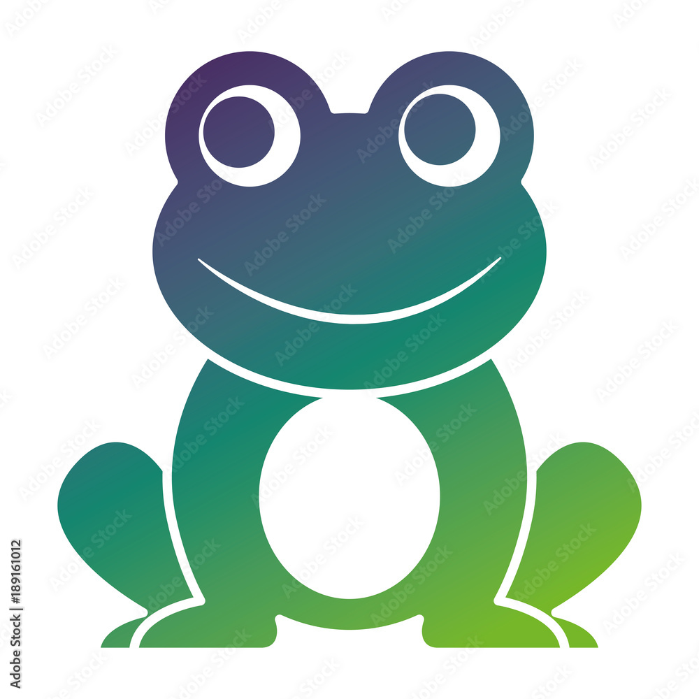 frog cute animal sitting cartoon vector illustration frog cute animal sitting cartoon vector illustration
