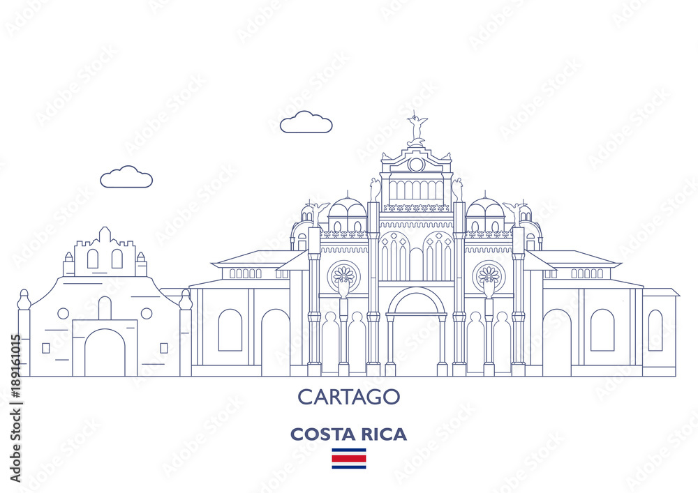 Cartago City Skyline, Costa Rica