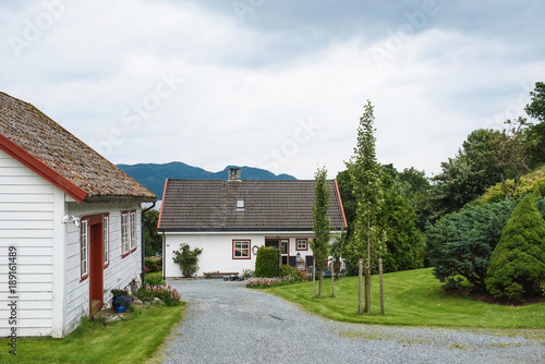 Fototapeta Naklejka Na Ścianę i Meble -  Norway Village Houses