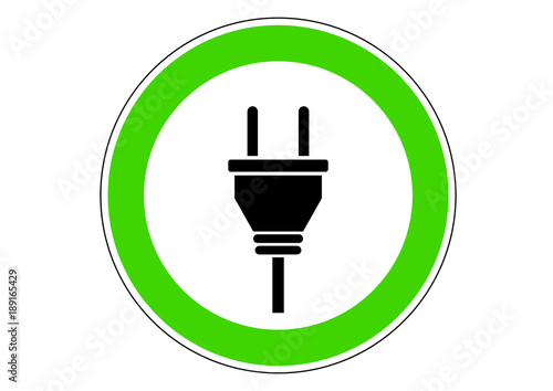electric charging allowed sign