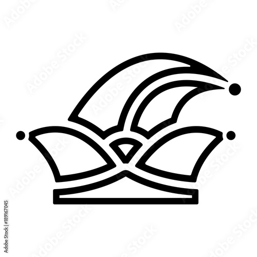 Karneval Icon - Narrenkappe