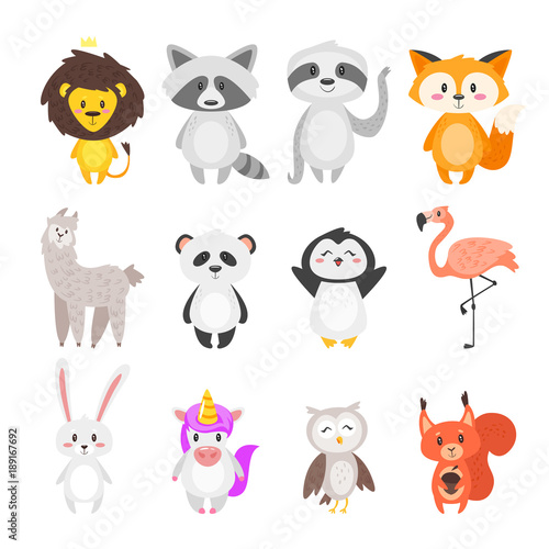 cartoon cute animals