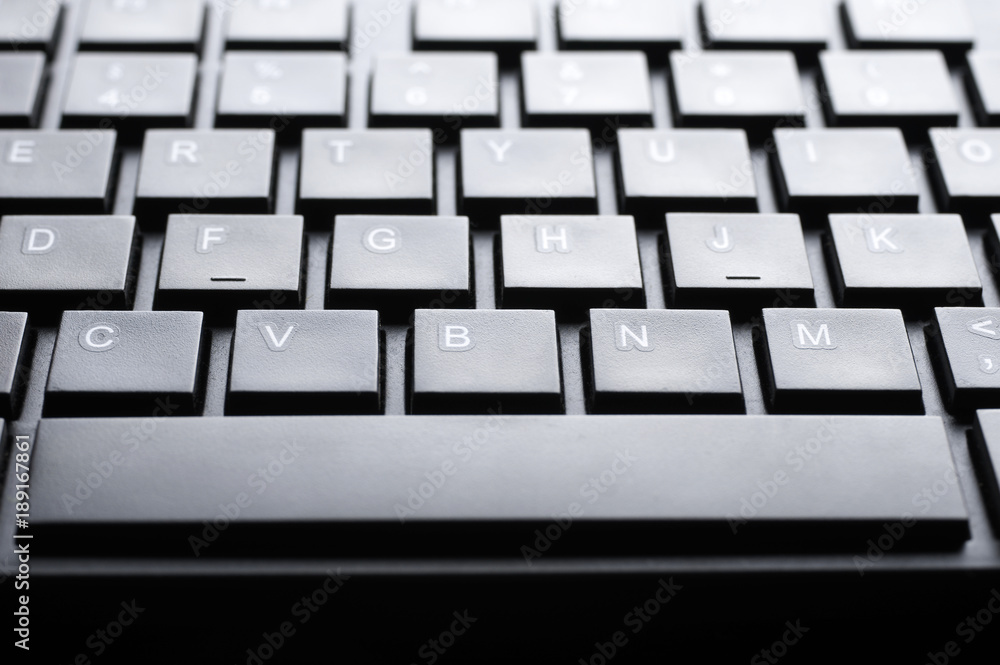 Computer keyboard close-up