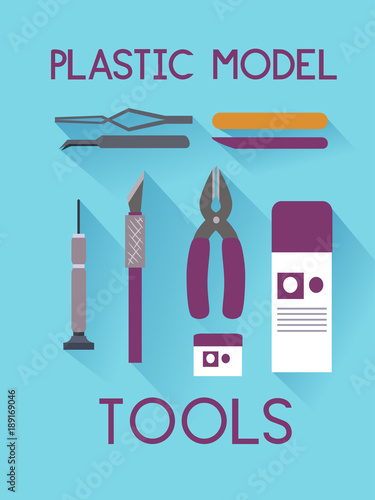 Plastic Modeling Tools Illu...