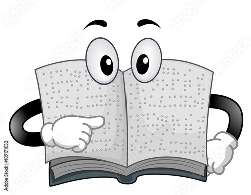 Mascot Braille Book Illustr...